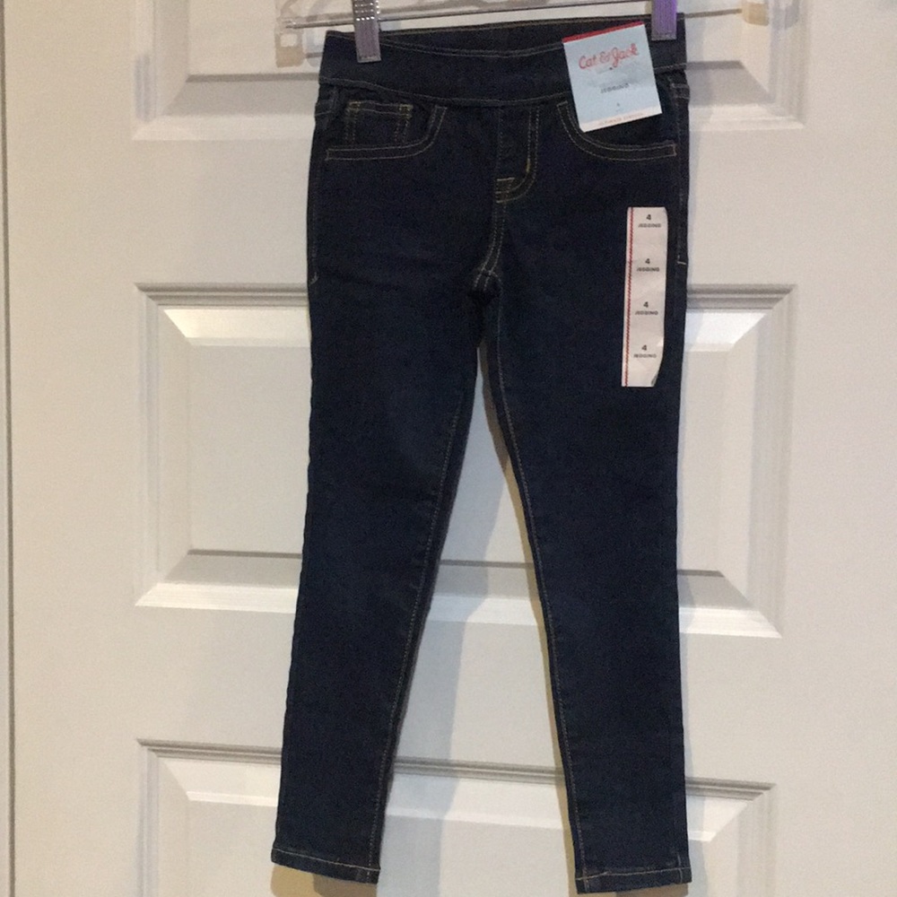 Cat & Jack girls slim size 4T  jegging jeans